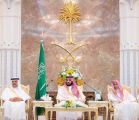الأمير محمد بن سلمان يستقبل المهنئين بعيد الأضحى في الديوان الملكي بقصر منى