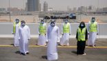 الشيخ حمدان بن محمد يتفقّد مشروع تطوير طريق دبي-العين
