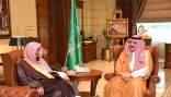 الأمير مشعل بن ماجد يستقبل رئيس المحكمة الجزائية بمحافظة جدة