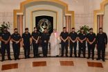 الأمير مشعل بن ماجد بن عبدالعزيز محافظ جدة  يستقبل مدير إدارة دوريات الأمن بمحافظة جدة