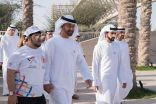 الشيخ محمد بن زايد وحمدان بن محمد يشاركان في مبادرة “نمشي معا”