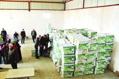 توزع الكسوة الشتوية على 1080 لاجئًا سوريًا في تركيا