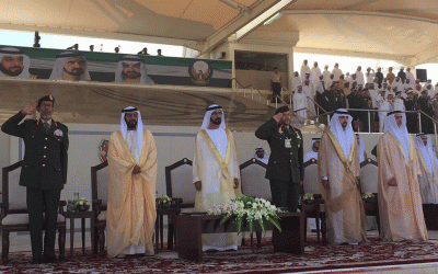 الشيخ محمد بن راشد يرعى حفل تخريج الدورة الـ 41 من المرشحين الضباط في العين