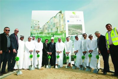 دبي للاستثمار تضع حجر الأساس لمشروع تلال مردف