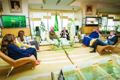 الأمير الوليد يجتمع مع مايكل بلومبرغ،