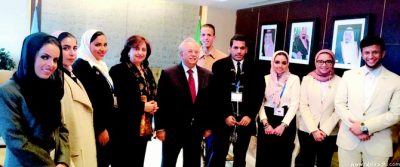 مبتعثي ومبتعثات  في أميركا يمثلون السعودية في مجلس الأمم المتحدة للشباب