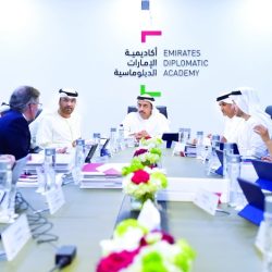 الشيخ حميد القطامي خلال تفقده المستشفى الدولي الحديث: