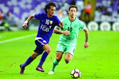 العين والشباب .لقاء الجريحين