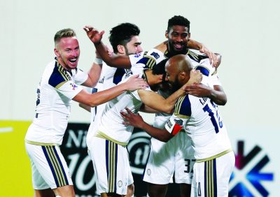 الوحدة يتاهل على حساب الوحدات بثلاثة أهداف