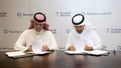 الخطوط الجوية السعودية توقع اتفاقية للتأمين الطبي مع التعاونية للتأمين