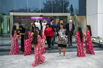 فقرات تراثية تسعد الحضور في حفل عشاء  كأس دبي العالمي 2017