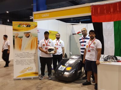 أبناء الامارات يشاركون في ماراثون شل البيئي بسنغافورة بسيارات من ابتكاراتهم