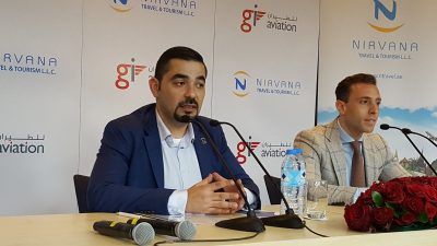 نيرفانا للسفر والسياحة توقع إتفاقية تعاون   مع شركة جي آي للطيران الخاص في الامارات