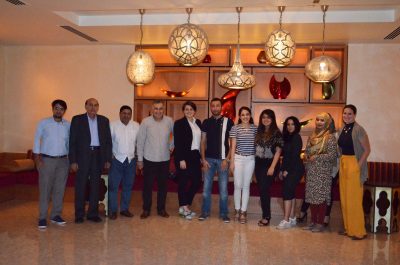 حضور اعلامي كبير في الخيمة الرمضانية بفندق باب القصر