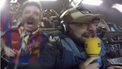 معلق كاتالوني “يفقد عقله” في ليلة برشلونة المجنونة