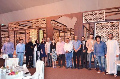 خيمة سرايا بكورنيش ابوظبي تحتفي بالاعلاميين بإفطار  رمضاني