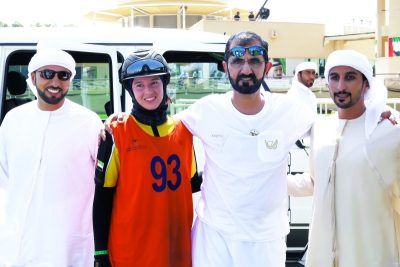 الشيخ محمـد بن راشـد يشــهد ســباق كـأس «الوصل» للإسطبلات الخاصة