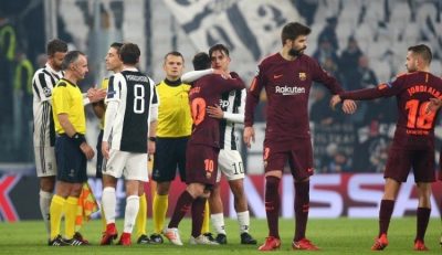 برشلونة يتعادل مع يوفنتوس سلبياً ويطير لثمن النهائي