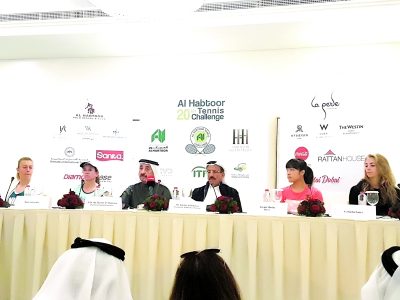 «تحدي الحبتور لتنس السيدات» تنطلق اليوم