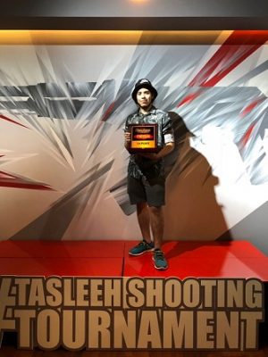 الاماراتي فهد الطنيجي يفوز ببطولة “الايرسوفت” بنادي تسليح للرماية