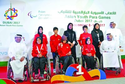 17 ميدالية لمنتخبنا في «بارالمبية آسيا»