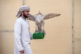 490 طيرا تشارك في اليوم الثالث لبطولة فزاع للصيد بالصقور التلواح