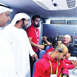 ملاعب الإمارات تحتفي بعودة زايد بن حمدان