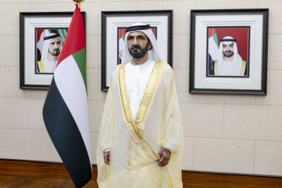 الشيخ محمد بن راشد يتقبل أوراق اعتماد عدد من سفراء الدول الصديقة