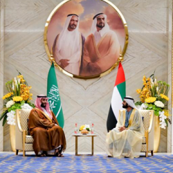 الامير محمد بن سلمان يزور جناحي السعودية والإمارات في إكسبو 2020 دبي