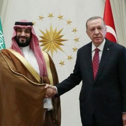ولي العهد السعودي ورئيس تركيا يعقدان لقاءً ثنائياً في المجمع الرئاسي بأنقرة