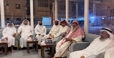 أبناء العمومة من السعيدي من السعودية، حفر الباطن ودولة الكويت يزورون مجلس الشيخ الدكتور جاسم بن أحمد السعيدي