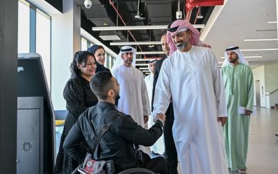 عمار بن حميد يفتتح مركز التعلم الشامل للطلبة من أصحاب الهمم في جامعة عجمان
