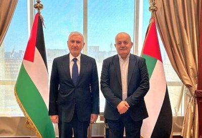 السفير يونس يطلع سفير أذربيجان على تطورات الأوضاع في فلسطين