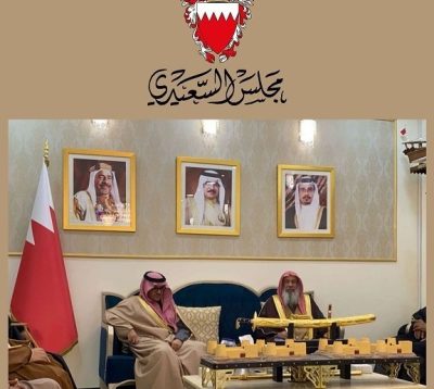 سعادة المستشار فهد بن محمد بن عجمي منيخر العجمي يزور مجلس الشيخ الدكتور جاسم بن أحمد السعيدي