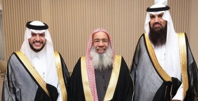 الشيخ الدكتور جاسم بن أحمد السعيدي الظفيري يشارك في حفل زفاف إبراهيم بن بدر الخشمان