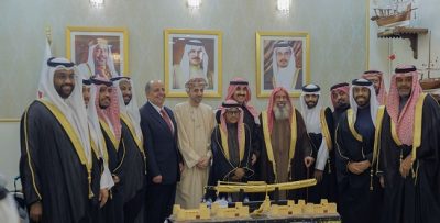 الشيخ الدكتور جاسم بن أحمد السعيدي يستقبل سفراء ودبلوماسيين ووجهاء بمناسبة شهر رمضان