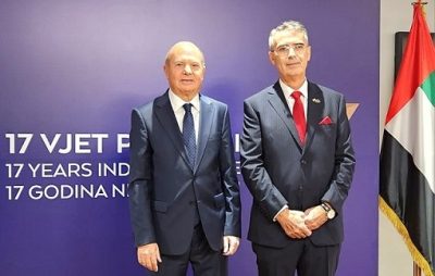 سفير كوسوفو لدى الامارات يقيم حفل استقبال بمناسبة اليوم الوطني