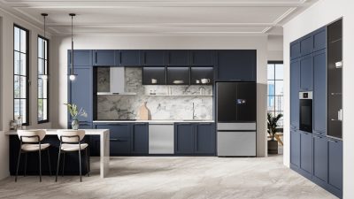 سامسونج تكشف عن مجموعة جديدة من الثلاجات الذكية بشاشات مدمجة وتقنية رؤية معزّزة بالذكاء الاصطناعي