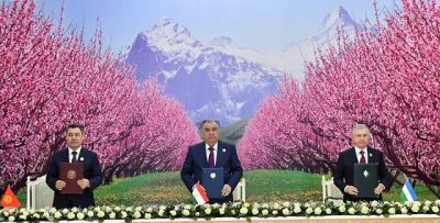 اتفاق ثلاثي بين طاجيكستان وقيرغيزستان وأوزبكستان على نقطة التقاء الحدود الثلاثية