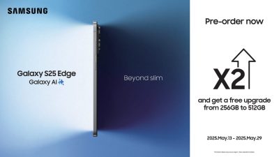 عروض حصرية من سامسونج مع إطلاق الحجز المسبق لهاتف Samsung S25 Edge في المملكة العربية السعودية