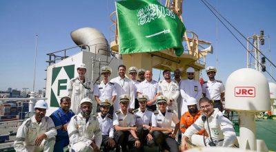 شركة “فُلك البحرية” تنظّم جولة ميدانية لطلاب كلية الدراسات البحرية على متن سفينة الحاويات “فُلك جدة