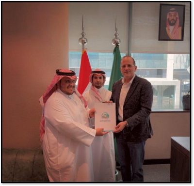 الرئيس التنفيذي للمصرف الأهلي العراقي في السعودية ينضم لجمعية المصدرين الصناعيين