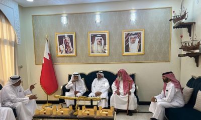 لقاء تاريخي في مجلس الشيخ الدكتور جاسم بن أحمد السعيدي