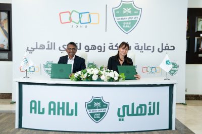 زوهو تتعاون مع النادي الأهلي السعودي لدفع عجلة التحول الرقمي وتعزيز التفاعل مع الجماهير