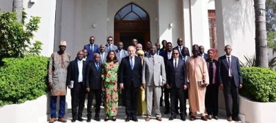 السفارة المصرية بالرباط تستضيف أجتماع مجموعة سفراء الدول الأفريقية في المغرب.