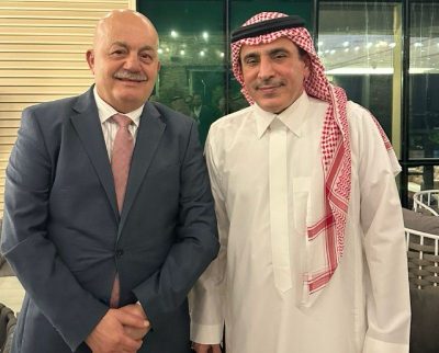 السفير السعودي يكرّم السفير الفلسطيني علي يونس في أبوظبي