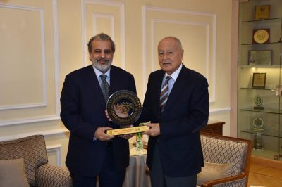 أمين عام جامعة الدول العربية يستقبل ماضي الخميس ورحب برعاية الجامعة للملتقى الإعلامي العربي للشباب