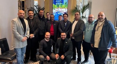 Emirati businessman Khalaf Al Habtoor meets with a number of Saudi travel and tourism companies in Budapest, Hungary