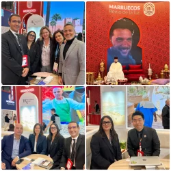 ملك إسبانيا يزور جناح المغرب في معرض السياحة الدولي بمدريد