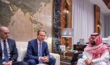الأمير محمد بن سلمان يلتقي رئيس المنتدى الاقتصادي العالمي “دافوس”